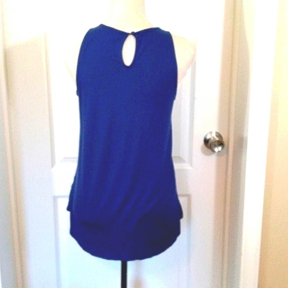 The Limited Blue Tank Top Blouse - Picture 2 of 6